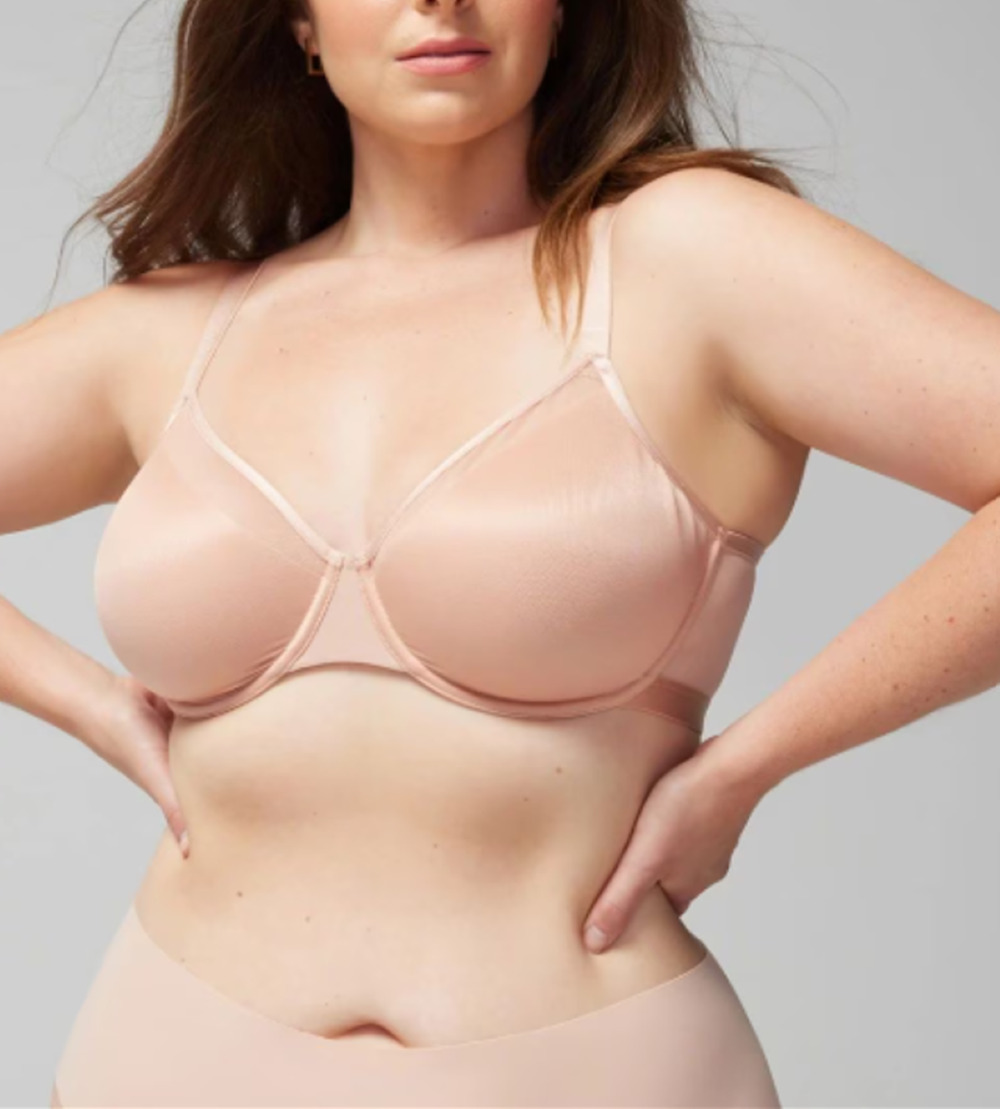 NWT Soma Unbelievable Lift Bra Size 36G Hush Pink Unlined Mesh Perfect Coverage